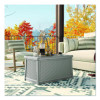 Elements Coffee Table With Storage, Rectangular, 34w x 20d x 18h, Dove Gray Top, Dove Gray Base/Legs