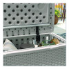Elements Coffee Table With Storage, Rectangular, 34w x 20d x 18h, Dove Gray Top, Dove Gray Base/Legs