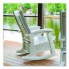 Rocking Chair With Storage, Supports Up To 375 Lb, 17.25" Seat Height, 29.75" x 35" x 40.5", Dove Gray/Ice Cube