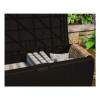 Large Deck Box, 13.23 Cu Ft, 50" x 25.5" x 25.5", Java
