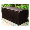 Large Deck Box, 13.23 Cu Ft, 50" x 25.5" x 25.5", Java