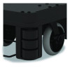 Bumper Kit For Full Size Housekeeping Carts For Hkc1000/Hkc2000, Plastic, Black, 4 Bumpers