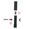 Combo Snow Shovel And Pusher, 20" Width, 51" Length