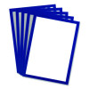 Solo Magnetic Frame, 8.5 x 11 Insert, Blue Frame, 5/Pack