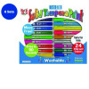 Thin Stix Tempera Paint Set, Regular Size, 0.5" x 5.5", 12 Assorted Metallic Colors, 24/Set, 6 Sets/Carton