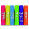 Kwik Stix Tempera Paint Sticks, Regular Size, 0.7" x 3.5", 6 Assorted Neon Colors, 72/Pack, 3 Packs/Carton