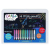 Wonder Stix Playmat Kit, Regular Size, 0.5" x 3.7", 12 Assorted Pastel Colors, 4/Pack, 12 Packs/Carton