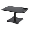 High Rise Height Adjustable Laptop Stand With Storage Cup, 23.75 x 15.25 x 12 To 15.75, Black, 20 Lb Weight Capacity