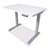 Electric Height Adjustable Standing Desk, 36 x 23.6 x 38.7 To 48.4, White