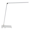 Led Desk Lamp With Dimmer, 2-Point Adjustable Neck, 15" High, Silver