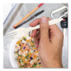 Style Setter Medium Weight Polypropylene Cutlery, Fork, Plastic, White, 1,000/Carton