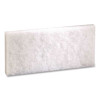 Doodlebug White Utility And Burnish Pads, 4.62 x 10, White, 10/Carton