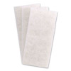 Fine Grade Utility Pad, 4.62 x 10, White, 10/Carton