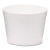 Foam Containers, Tall Style, 12 Oz, White, 500/Carton
