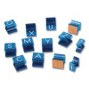 Uppercase Alphabet Stamps, 1", 34 Stamps