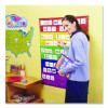 Rainbow Pocket Chart, 10 Pockets, 33.5" w x 42" h, Assorted Colors