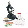Elite Microscope, 100x/300x/600x Magnification, Simple Stage, Mirror Illuminator, Black, 21 Pieces
