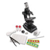 Elite Microscope, 100x/300x/600x Magnification, Simple Stage, Mirror Illuminator, Black, 21 Pieces