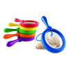 Jumbo Magnifers Set, 4.5X Plastic Lens, 4.5" Dia, Assorted Colors, 6 Magnifiers