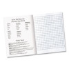 Math Journal, Graph Ruled/College Ruled, Green Cover, (64) 9 x 7 Sheets, 10 Journals