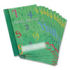 Math Journal, Graph Ruled/College Ruled, Green Cover, (64) 9 x 7 Sheets, 10 Journals