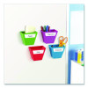 Magnetic Create-a-Space Storage Bins, 2" x 3.75" Assorted Colors, 4 Bins
