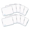 Dry Erase Boards, 9" x 12", White Surface, 10 Boards