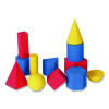 Hands-On Soft Geometric Solids, Grades K To 5, 12 Pieces