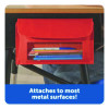 Magnetic Storage Pockets, 9.5" x 1" x 5.5", Assorted Colors, 4 Pockets