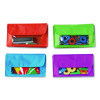 Magnetic Storage Pockets, 9.5" x 1" x 5.5", Assorted Colors, 4 Pockets