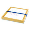 Double-Sided Tabletop Easel, 15.75" x 17.5", White/Blue Surface