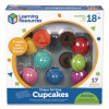 Smart Snacks Shape Sorting Cupcakes, Pre-K, 17 Pieces