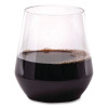 Reserv Stemless Glassware, 12 Oz, Clear, 16 Cups/Tray, 4 Trays/Carton