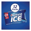 Sugarless Gum, Peppermint Flavor, 16 Pieces/Pack, 12 Packs/Carton