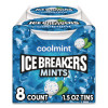 Sugar-Free Cool Mints, Coolmint, 1.5 Oz Tin, 8 Tins/Carton