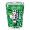 Ice Cubes Spearmint Sugar-Free Gum, Spearmint, 40 Cubes/Bottle, 4 Bottles/Carton