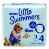 Little Swimmers, Size 4, 24 Lbs To 34 Lbs, 11/Pack, 8 Packs/Carton