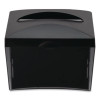 Valay Table Top Napkin Dispenser, 6 x 6.5 x 8, Black