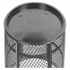 Steel Mesh Corrosion Resistant Trash Can, 48 Gal, Black