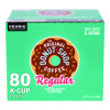 Donut Shop Coffee K-Cups, Regular, 80/Carton