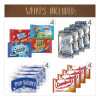 Quarantine Snack Box, 42 Assorted Snacks/Box, 5 Lb Box