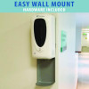 Sanitizer Dispenser, 4.6 x 4.5 x 17, Silver