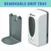 Sanitizer Dispenser, 4.6 x 4.5 x 17, Silver