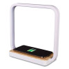 Wireless Charging Station With Night Light, Usb, White