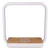 Wireless Charging Station With Night Light, Usb, White