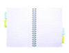 B5 Size Project Book, 4-Subject, Medium/College Rule, Assorted Pastel Cover Colors, (100) 9.8 x 6.9 Sheets, 3/Pack