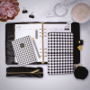 Pencil Case, 7.9" x 2" x 2", Black