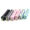 Pencil Case, 7.9" x 2" x 2", Pink/White Check