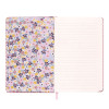 Soft Cover Journal, Medium/College Rule, Pink/White Cover, (96) 8.3 x 5.2 Sheets, 3/Pack