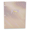 Two-Pocket Portfolio Folder, 1" Capacity, 9.6 x 11.9, Haze, Blue/Green/Taupe, 6/Pack